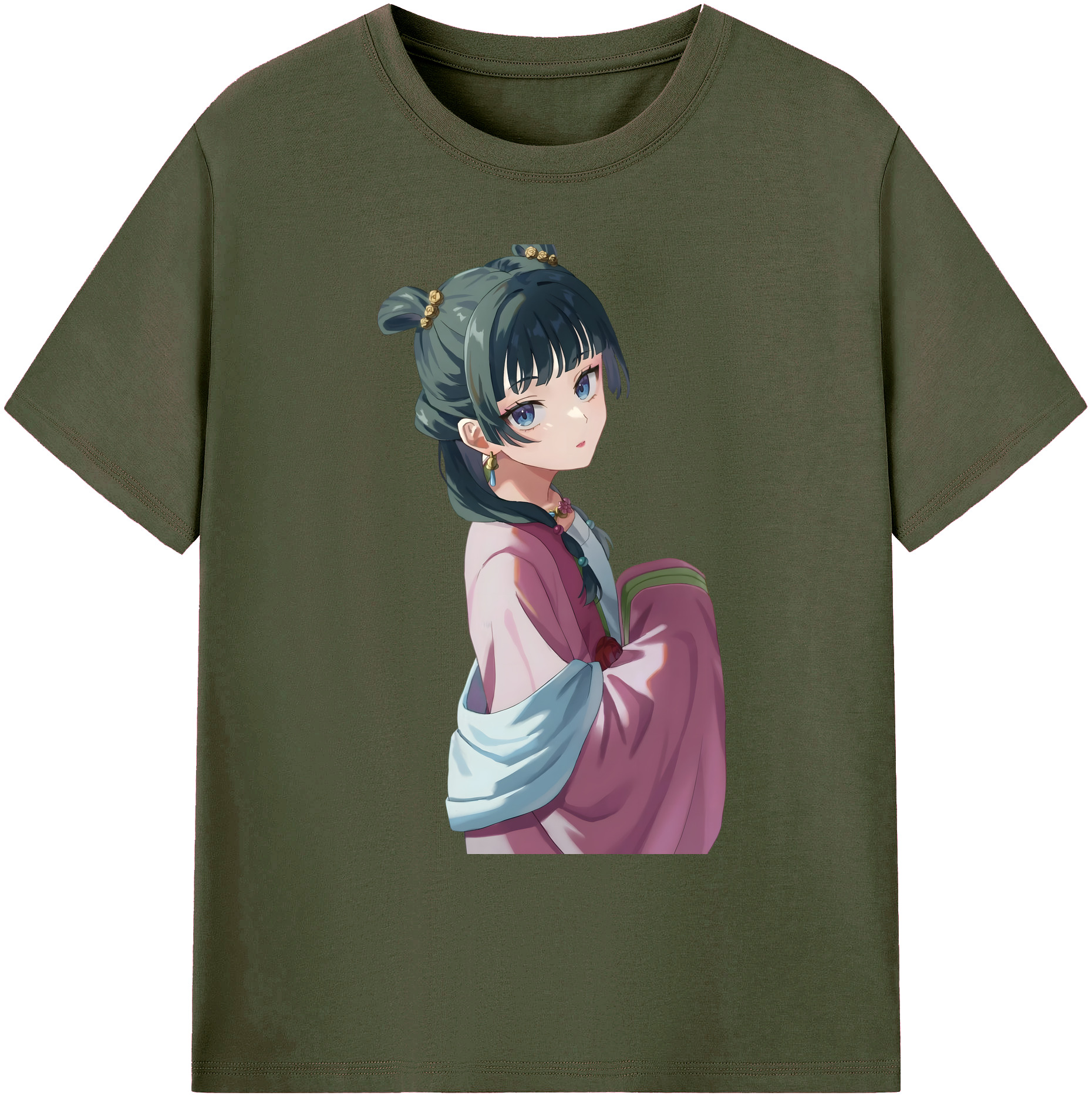 （画像用） 薬屋のひとりごと The Apothecary Diaries 綿100％ メンズ半袖Tシャツ｜肌触りやわらか＆通気性